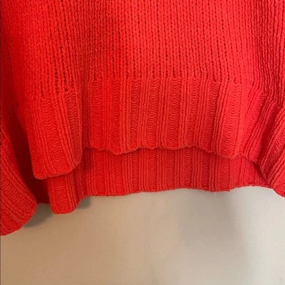 Philosophy Vibrant Coral Mock Neck Sweater - Picture 4 of 7